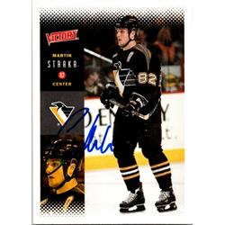654152 Martin Straka Autographed Hockey Card - Pittsburgh Penguins, FT 2000 Upper Deck Victory - No.188