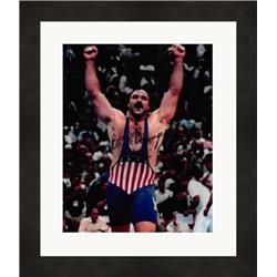 Bruce Baumgartner Autographed Photo - USA Olympic Gold Wrestling - Matted & Framed - Dual Certified