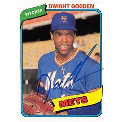 650122 Dwight Gooden Autographed Baseball Card - New York Mets Doc 1990 BBCM - No.2 1980 Style