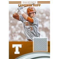 583133 Cameron Rupp Player Worn Jersey Patch Baseball Card - Texas Longhorns 2015 Panini Team Collection - No.CR-TEX