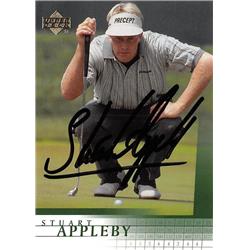 598118 Stuart Appleby Autographed Golf Card - PGA Tour, Australia, SC 2001 Upper Deck - No.29