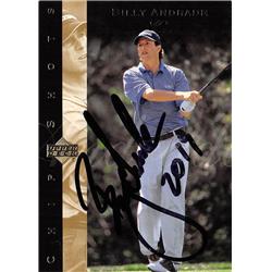 598204 Billy Andrade Autographed Trading Card - Golf, PGA Tour, Wake Forest, SC 2003 Upper Deck Chip Shots - No.92 -  Autograph Warehouse