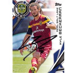 598228 Kyle Beckerman Autographed Trading Card - Card Real Salt Lake MLS 2015 Topps - No.187 -  Autograph Warehouse