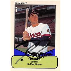618561 Tom Prince Autographed Baseball Card - Las Vegas Stars, San Diego Padres 1990 ProCards Minor League Rookie - No.491