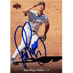 618976 Luis Lopez Autographed Baseball Card - San Diego Padres, SC 1995 Upper Deck - No.138