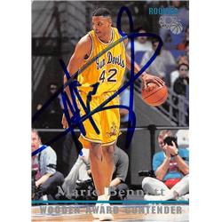 623658 Mario Bennett Autographed Basketball Card - Arizona State Sun Devils 1995 Classic Rookies - No.90
