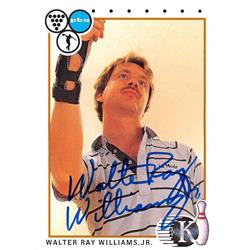 625163 Walter Ray Williams Autographed Trading Card - Bowling Hall of Fame 1990 Kingpins - No.51