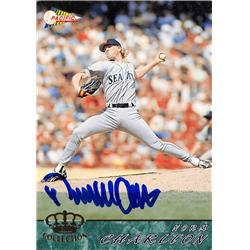 626068 Norm Charlton Autographed Baseball Card - Seattle Mariners 1994 Pacific - No.565