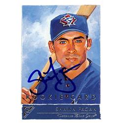 343831 Shawn Fagan Autographed Baseball Card - Toronto Blue Jays, FT 2001 Topps Gallery - No.131