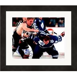 652566 8 x 10 in. Rob Ray Autographed Photo - Buffalo Sabres, Fighter - No.SC2 Matted & Framed -  Autograph Warehouse