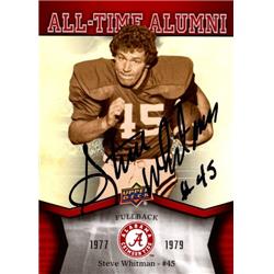 653048 Steve Whitman Autographed Football Card - Alabama Crimson Tide, SC 2012 Upper Deck All Time Alumni - No.ATASW -  Autograph Warehouse