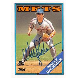 MLB Wally Backman Signed Trading Cards, Collectible Wally Backman Signed  Trading Cards