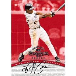 653387 Mike Cameron Autographed Baseball Card - Chicago White Sox 1997 Donruss Signature Series - No.MC