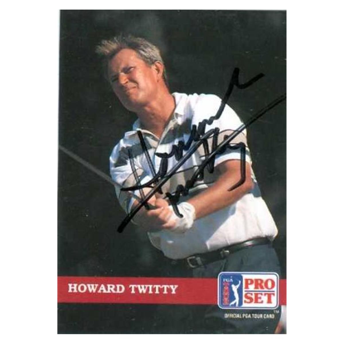 584234 Howard Twitty Autographed Trading Card - Golf
