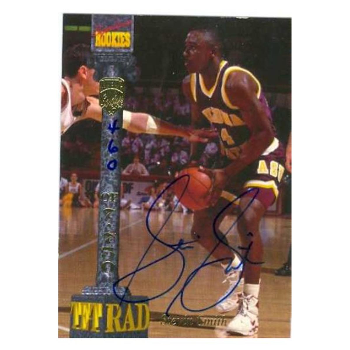 584739 Stevin Smith Autographed Basketball Card - Arizona St.