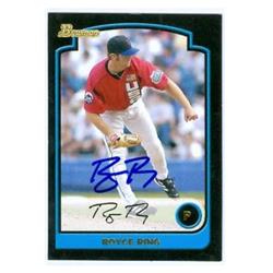 585443 Royce Ring Autographed Baseball Card - New York Mets 2003 Topps Bowman - No.BDP155