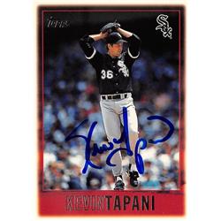 618624 Kevin Tapani Autographed Baseball Card - Chicago White Sox, SC 1997 Topps - No.32