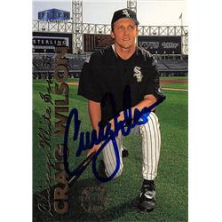618860 Craig Wilson Autographed Baseball Card - Chicago White Sox, SC 1999 Fleer Tradition - No.211
