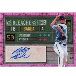 619642 Anthony Banda Autographed Baseball Card - Tampa Bay Rays 67 2019Donruss - No.BIAB Leecher Inc Certified