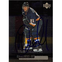 Mariusz Czerkawski autographed Hockey Card (New York Islanders, SC) 2000 Upper Deck Gold Reserve #256 - Hockey Slabbed Autographed Cards