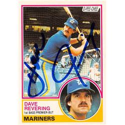 623066 Dave Revering Autographed Baseball Card - Seattle Mariners 1983 O-Pee-Chee - No.291 -  Autograph Warehouse