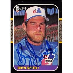 623103 Bryn Smith Autographed Baseball Card - Montreal Expos 1987 Donruss - No.159