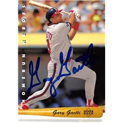623161 Gary Gaetti Autographed Baseball Card - California Angels 1992 Upper Deck Homerun Heroes - No.HR28