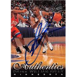 623529 William Avery Autographed Basketball Card - Duke Blue Devils 1999 Press Pass Authentics Rookie - No.11