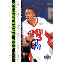 623655 Quinton Ross Autographed Basketball Card - SMU Mustangs 2003 Upper Deck Top Prospect Rookie - No.32