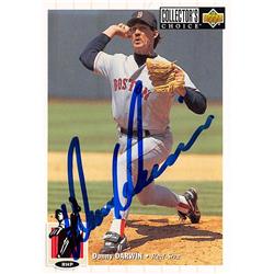 626431 Danny Darwin Autographed Baseball Card - Boston Red Sox 1994 Upper Deck - No.89