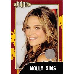 587442 Molly Sims Trading Card - Las Vegas SI Swimsuit Model 2008 Popcardz Memorabilia Worn Swatch Relic -  Autograph Warehouse