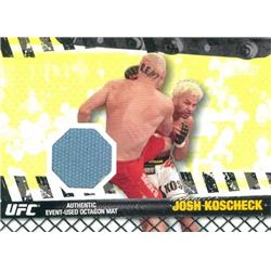587489 Josh Koscheck Event Used Octagon Mat Patch Trading Card - UFC, Ultimate Fighting Championship 2010 Topps - No.FMJK