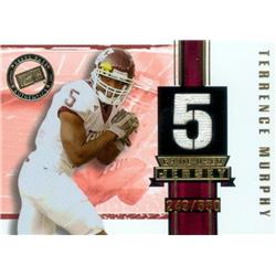 587740 Terrence Murphy Player Worn Jersey Patch Football Card - Texas A&M Aggies 2005 Press Pass Rookie - No.JCTM LE 249-550