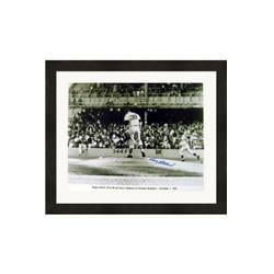598014 16 x 20 in. Tracy Stallard Autographed Photo - Boston Red Sox Pictured giving up Roger Maris 61st Home Run of 1961 Yankees Framed Matted