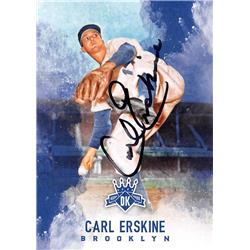 621689 Carl Erskine Autographed Baseball Card - Brooklyn Dodgers 2017 Panini Diamond Kings - No.6 -  Autograph Warehouse