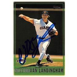 621815 William VanLandingham Autographed Baseball Card - San Francisco Giants 1997 Topps - No.131