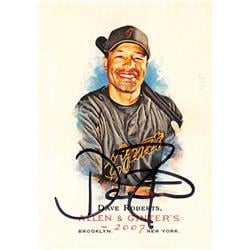 621830 Dave Roberts Autographed Baseball Card - San Francisco Giants 2007 Allen & Ginters - No.247