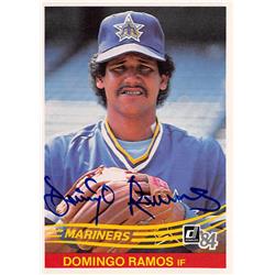 623024 Domingo Ramos Autographed Baseball Card - Seattle Mariners 1984 Donruss - No.440