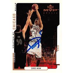 623509 Chris Mihm Autographed Basketball Card - Texas Longhorns 2000 Upper Deck MVP Rookie - No.193