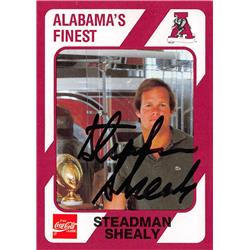 624487 Steadman Shealy Autographed Football Card - Alabama Crimson Tide, SC 1989 Coca Cola Collegiate Collection - No.124 -  Autograph Warehouse