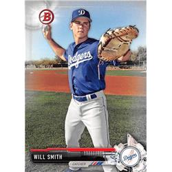 626866 Will Smith Baseball Card - Rookie Los Angeles Dodgers 2017 Bowman - No.BD116