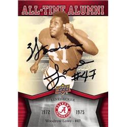 638137 Woodrow Lowe Autographed Football Card - Alabama Crimson Tide, SC 2012 Upper Deck All Time Alumni - No.ATAWL -  Autograph Warehouse