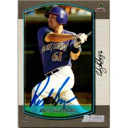 651525 Rod Barajas Autographed Baseball Card - Arizona Diamondbacks, FT 2000 Bowman - No.359