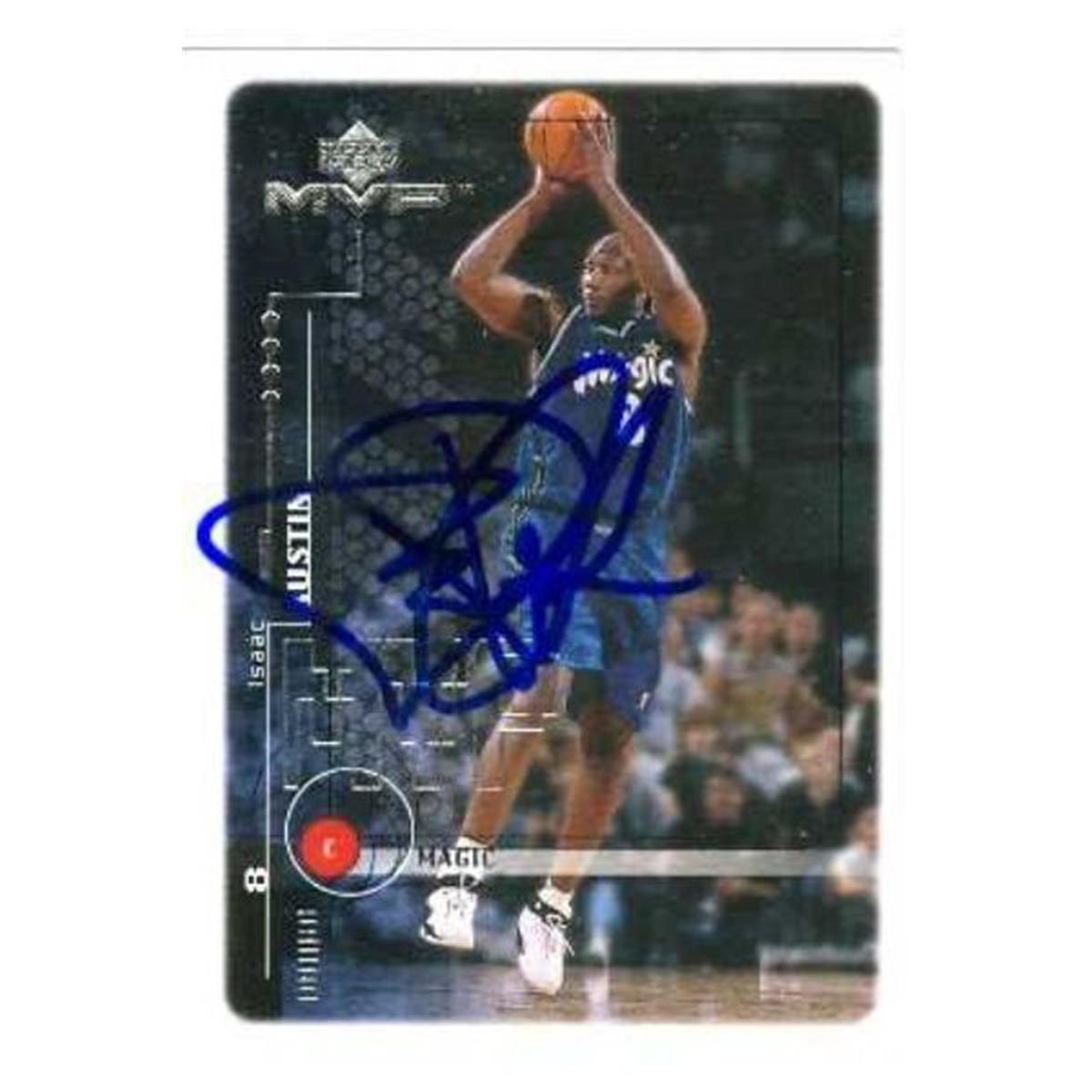 584690 Isaac Austin Autographed Basketball Card - Orlando Magic