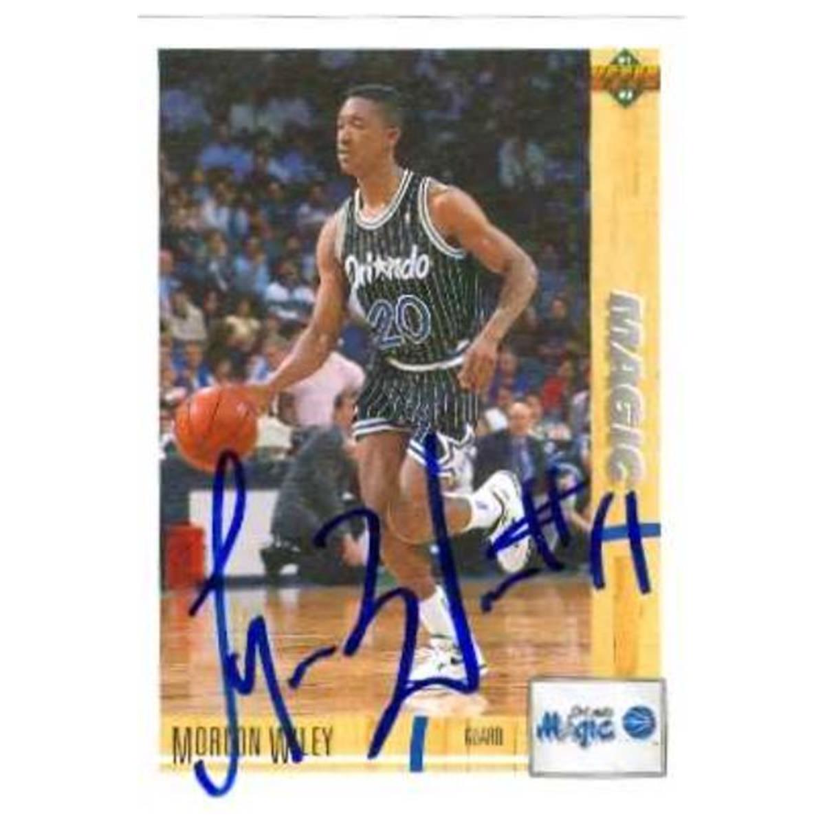 584693 Morlon Wiley Autographed Basketball Card - Orlando Magic