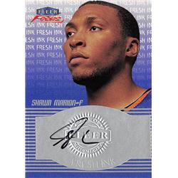 584896 Shawn Marion Autographed Basketball Card - Phoenix Suns 2000 Fleer Focus Fresh Ink - No.SM