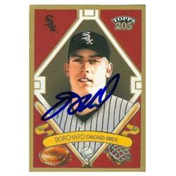 586215 Joe Borchard Autographed Baseball Card - Chicago White Sox 2003 Topps 205 - No.124