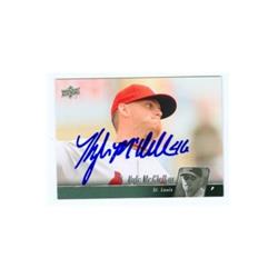 586378 Kyle McClellan Autographed Baseball Card - St. Louis Cardinals 2010 Upper Deck - No.472