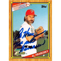 586963 Al Hrabosky Autographed Baseball Card - 1989 Topps Senior League - No.15 Inscribed Mad Hungarian West Palm Beach Tropics 67 -  Autograph Warehouse