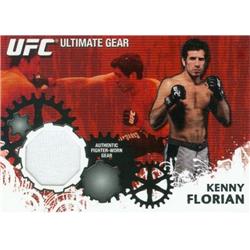 587503 Kenny Florian Fighter Worn Gear Patch Trading Card - UFC, Ultimate Fighting Championship 2010 Topps - No.UGKF
